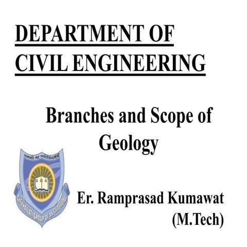 Introduction to geology