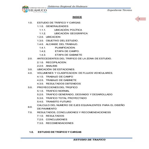 ESTUDIO D ETRAFICO