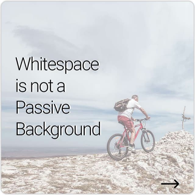Whitespace is not a Passive Background.