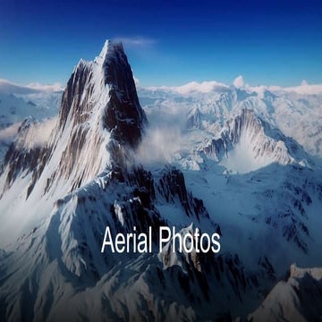 1.8 aerial photographs