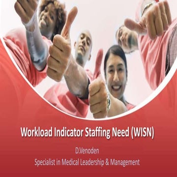 1. work load indicator staffing needs (WISN)