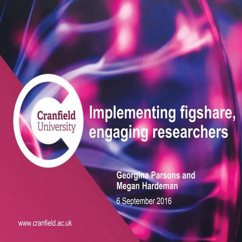 Implementing figshare, research data network