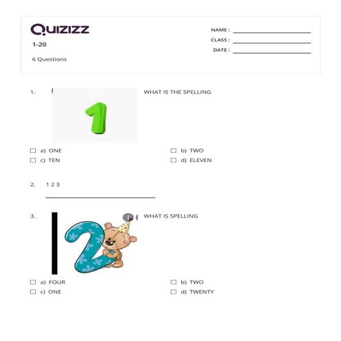 1 20 print - quizizz (1) | PDF