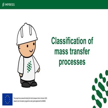 Classification of mass transfer processes