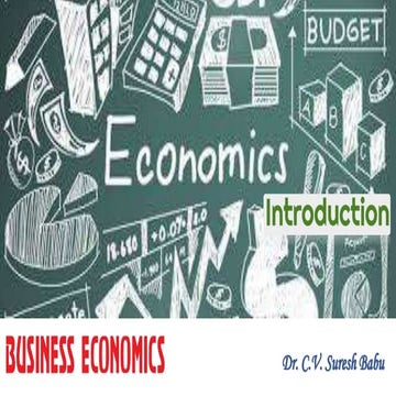 Introduction to economics
