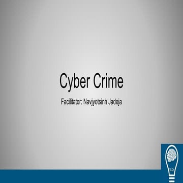 what is cyber crime and how it started