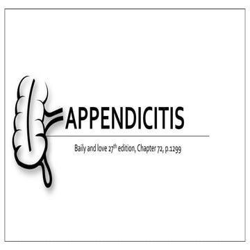 Acute appendicitis
