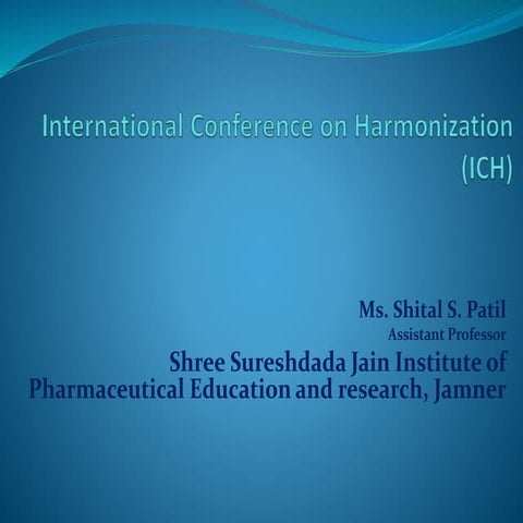 1.5 international conference on harmonization