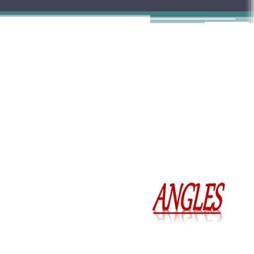 1. angles