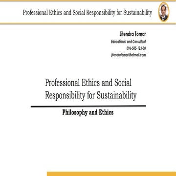 PFE1.2 Philosophy and Ethics