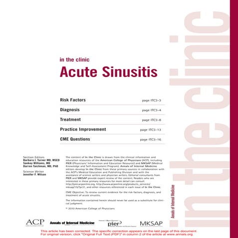 Viêm xoang cấp là gì? | Venus Global