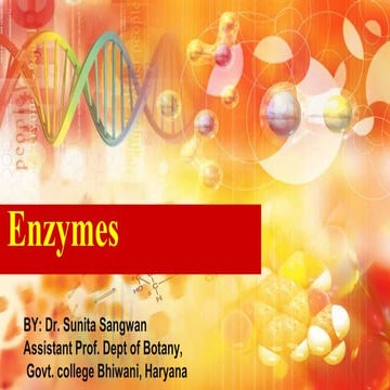 Nomenclature of enzymes