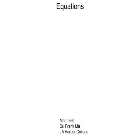 1.3 solving equations y