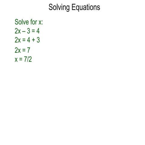 1.3 solving equations t