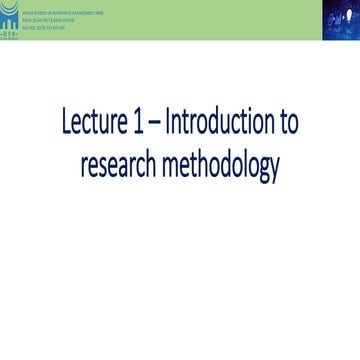 Introduction for research method