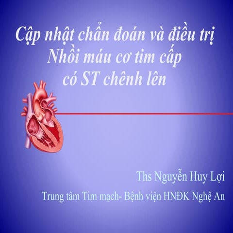 Chẩn đoán và điều trị NMCT | PDF