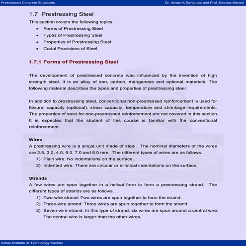 prestressing steel | PDF