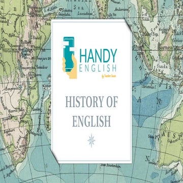 1. history of english