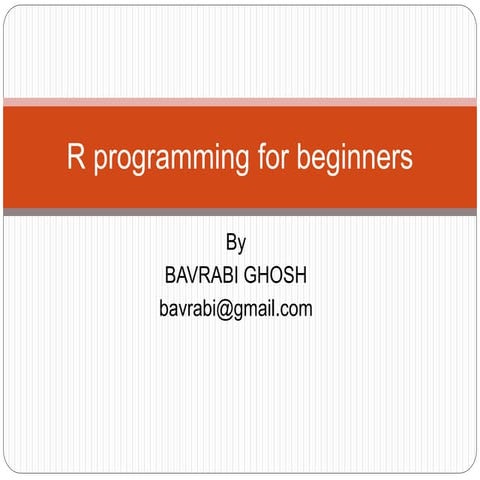 Installation of R | PPTX