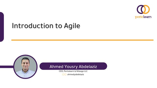 Introduction to Agile