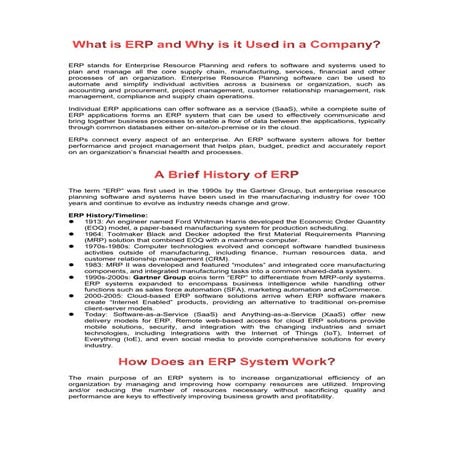 1. what is erp unit 1 1