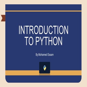 Python basic syntax | PPT
