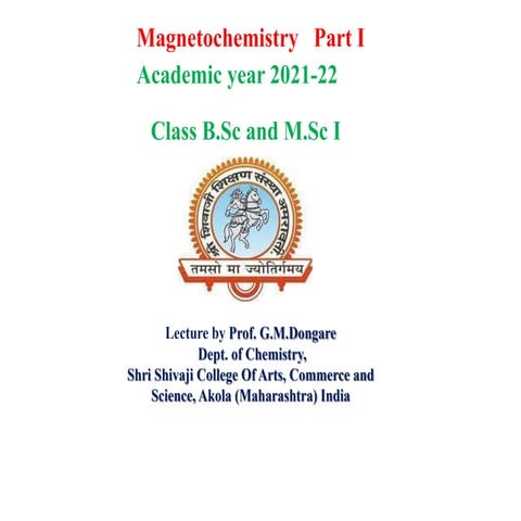 1.Magnetochemistry M.Sc. I Part-I.pptx