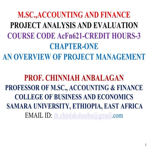 1. PAE AcFn621 Overview of project management - Copy.ppt