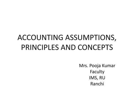 Principles of accounting | PPTX