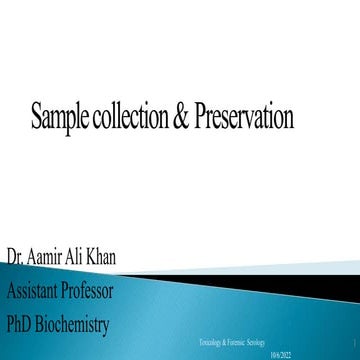 Forensic Sample Collection and Preservation.pptx