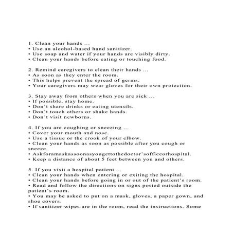 1. Clean your hands ...• Use an alcohol-based hand sanitizer.docx