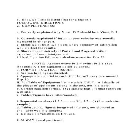 1.  EFFORT (This is listed first for a reason.)FOLLOWING DIRECTI.docx