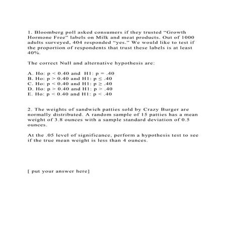 1. Bloomberg poll asked consumers if they trusted Growth Hormone .docx