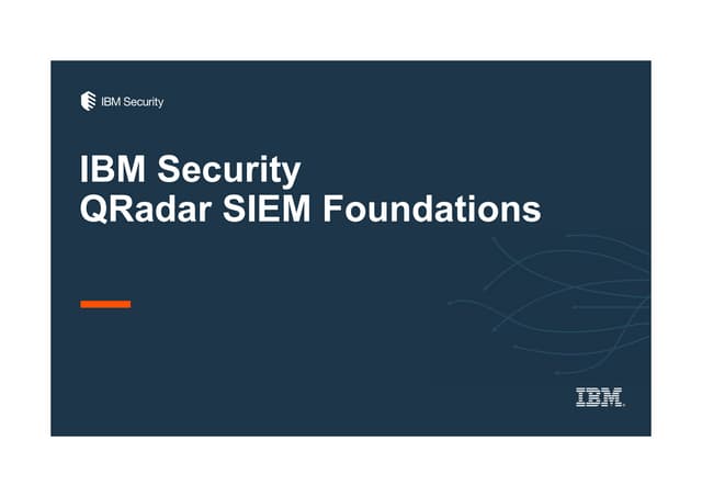 Introduction to QRadar