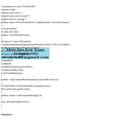 1.program to use JTextFieldsource codeimport java.awt.;impor.pdf