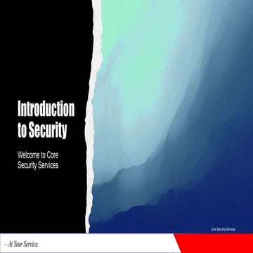 Introduction to Security