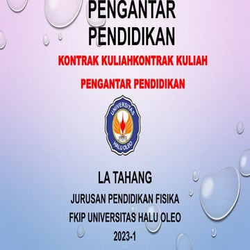1. KONTRAK KULIAHKONTRAK KULIAH.ppsx