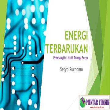 Pembangkit Listrik Tenaga Surya