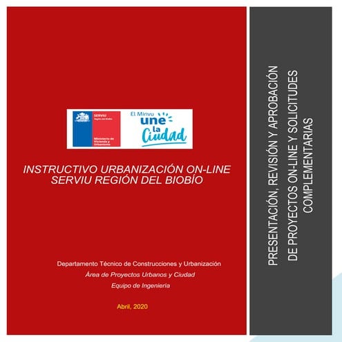 1.-Instructivo Presentación de Proyectos SERVIU Biobío 2020 (1).pdf - Document Preview