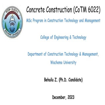1. Methods of Specifications in Concrete.pptx