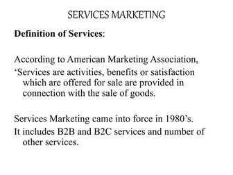 1. Services Marketing - Introduction, STP.pptx