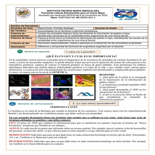 1. Guia Biologia 9º Glosario-generalidades Genetica.docx