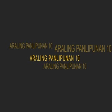 Gender Roles / Diskriminasyon at karahasan