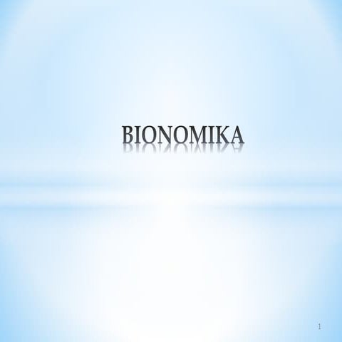 Bionomika Peternakan merupakan sebuah ilmu ternak