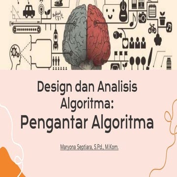 pertemuan 1__Desain dan analisis algoritma | PPT