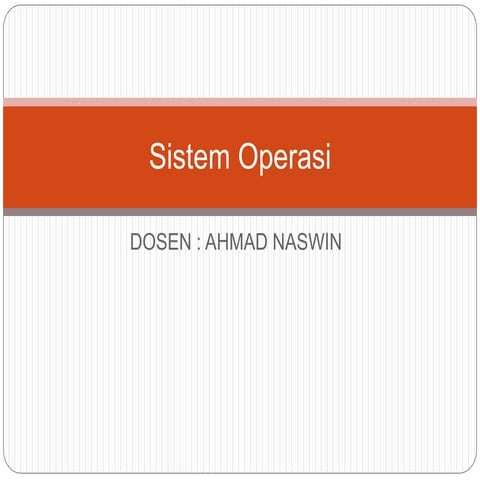 sistem operasi pertemuan pertama di upload untuk mendapatkan gratisan | PPT
