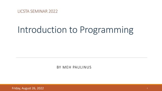 1. Introduction to Programming concepts LICSTA.pdf