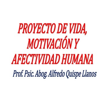 Proyecto de vida......................................