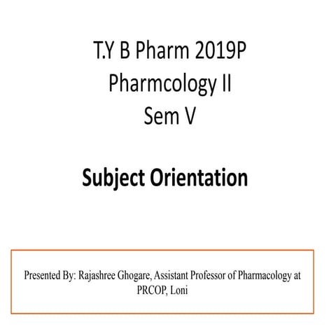 1. subject orientation B pharm Pcology  II.pptx