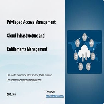 Cloud Infrastructure and Cloud Entitlements Management